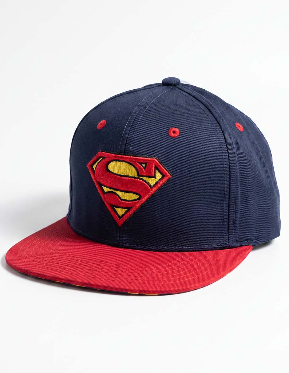 Gorra visera plana snapback casual Superman para hombre Gorra visera plana snapback casual Superman para hombre