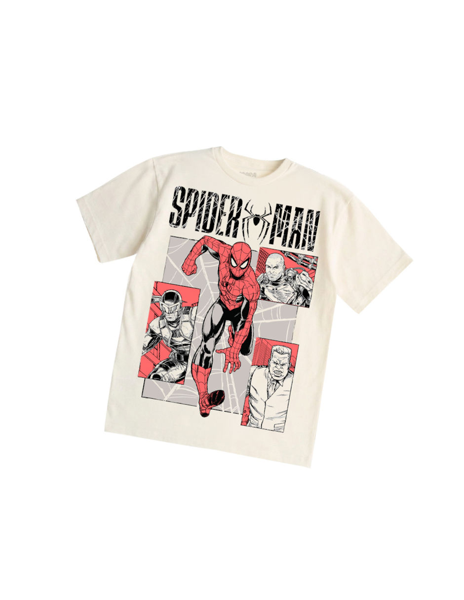 Playera Spiderman cuello redondo para hombre 3