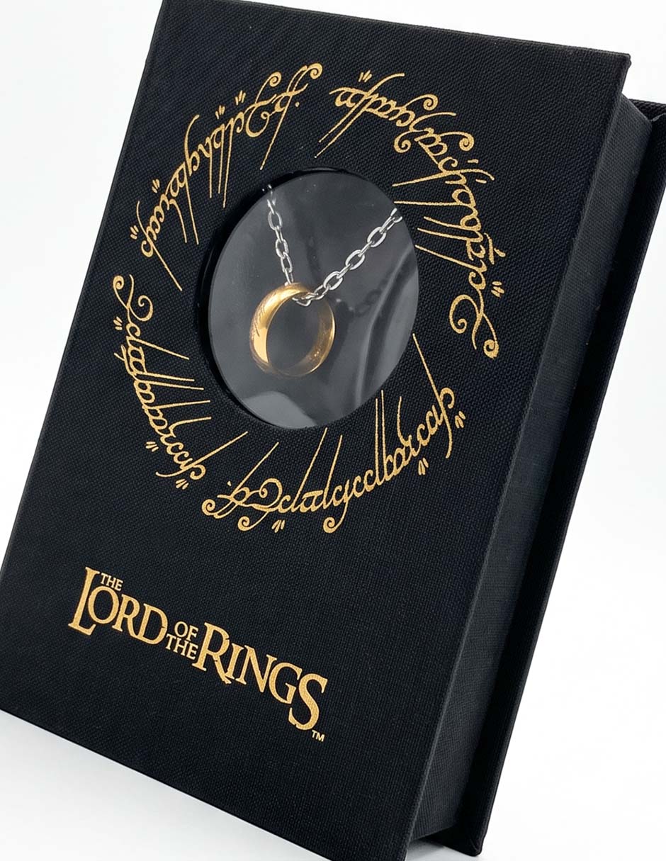 Colgante de anillo the lord of the rings de acero inoxidable 3