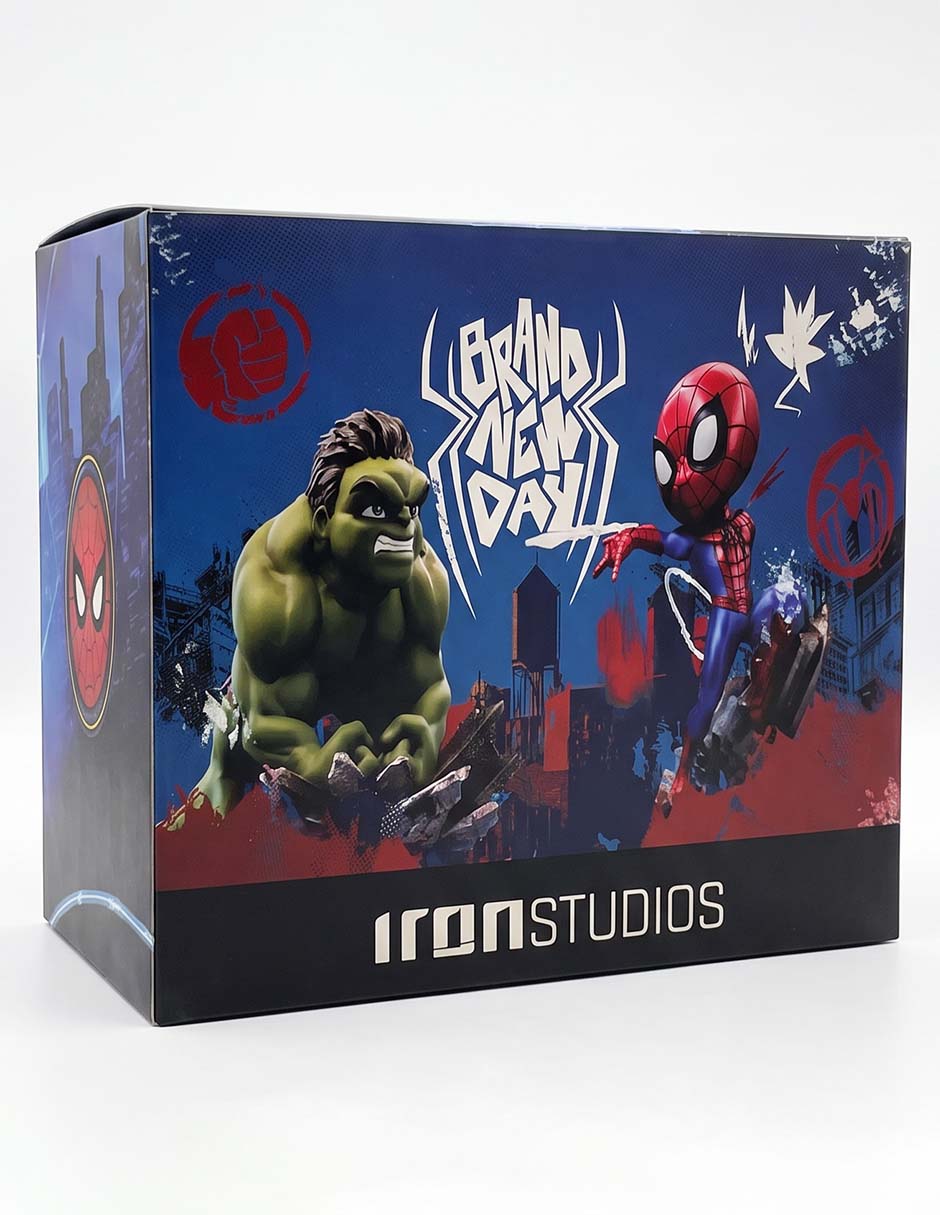 Set figura de acción Marvel Spider-Man y Hulk Collectors 2