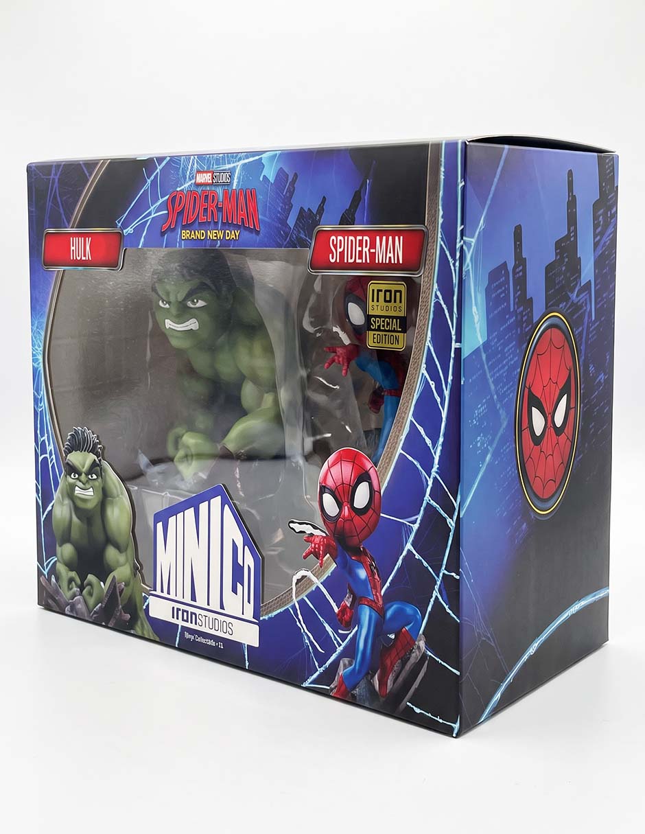 Set figura de acción Marvel Spider-Man y Hulk Collectors 3