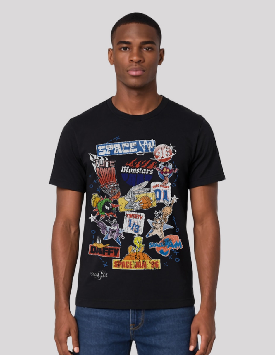 Playera Colección Caricatura cuello redondo para hombre