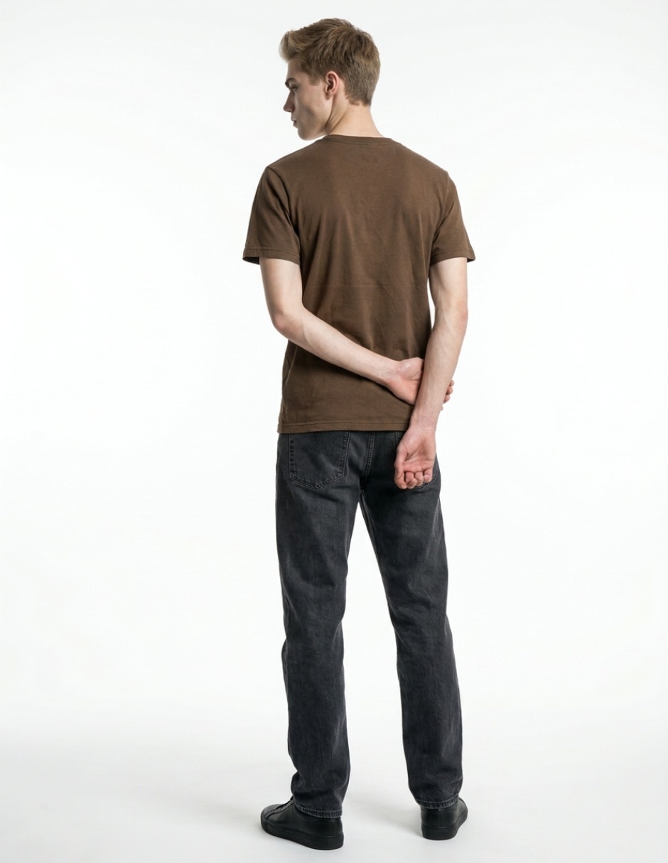 Playera cuello redondo para hombre 2