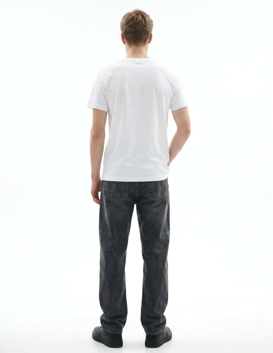 Playera cuello redondo para hombre 2