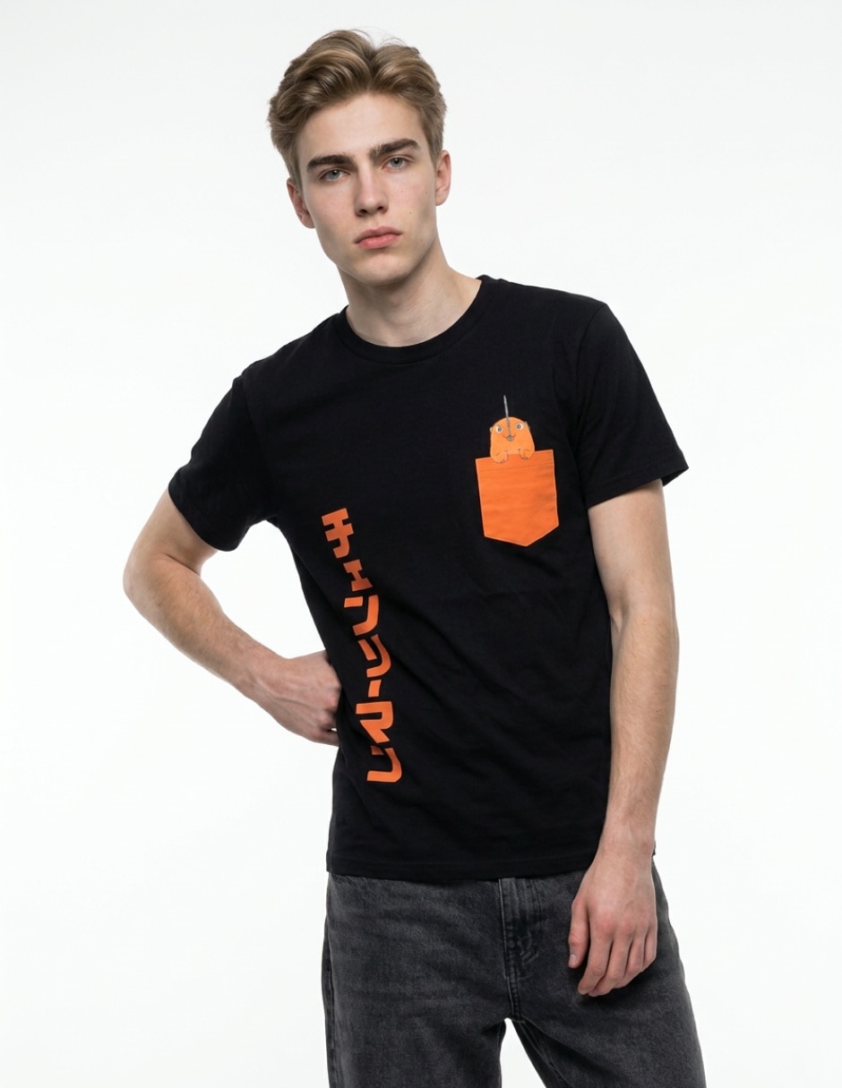 Playera cuello redondo para hombre