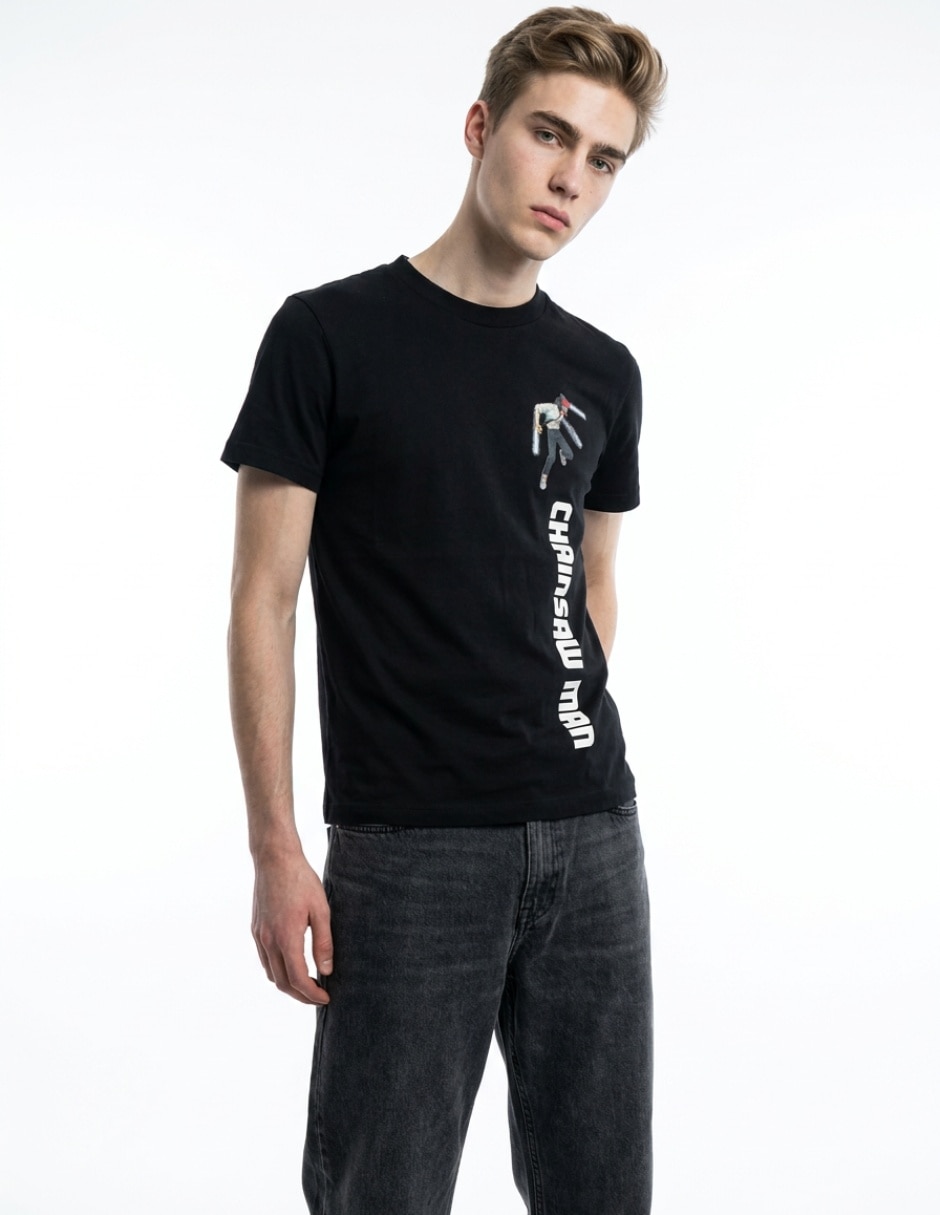 Playera cuello redondo para hombre