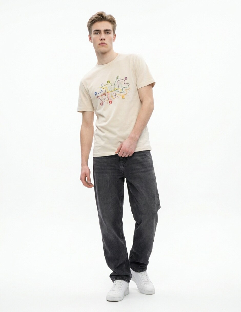Playera cuello redondo para hombre 3
