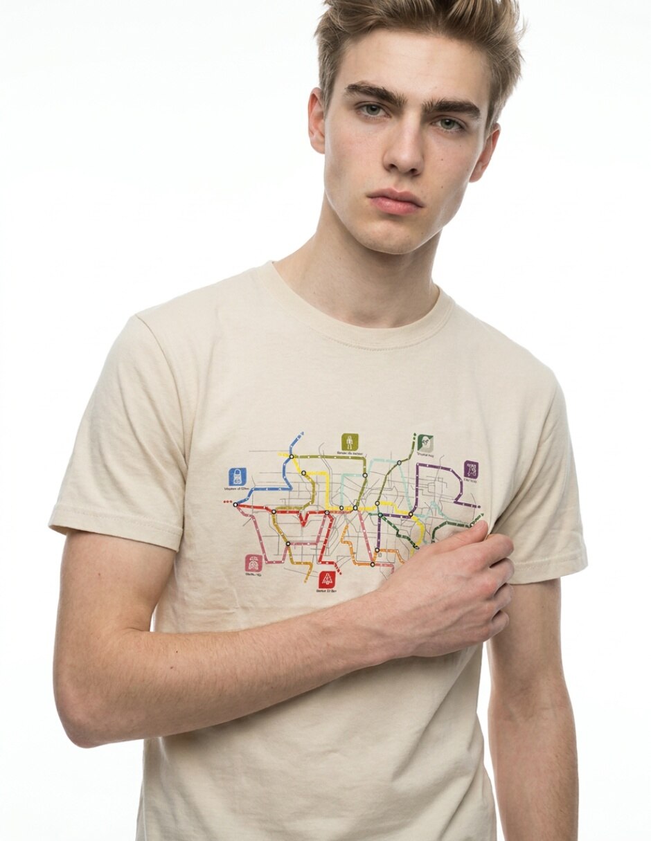 Playera cuello redondo para hombre 4