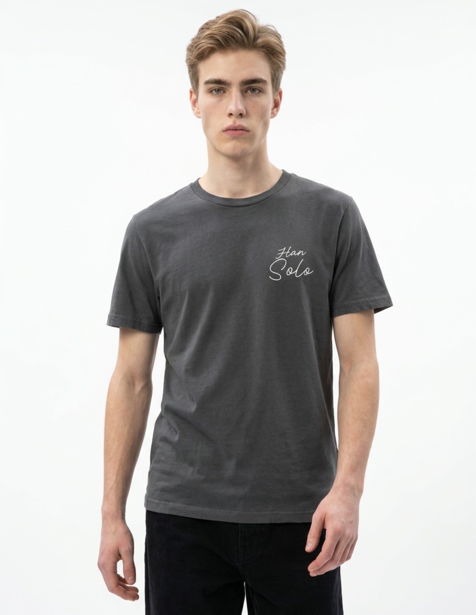 Playera cuello redondo para hombre