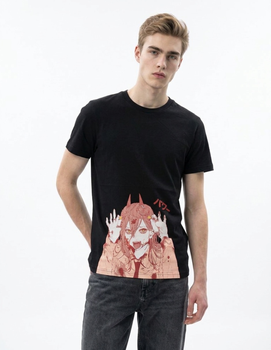 Playera cuello redondo para hombre