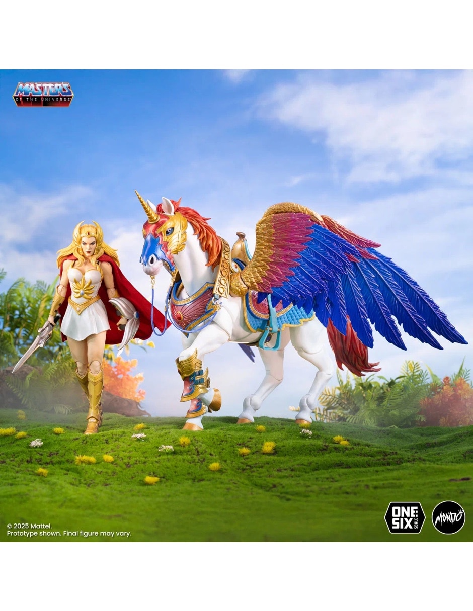 Set de figura de colección articulada Master of the universe She-Ra y Kowl Especial 6