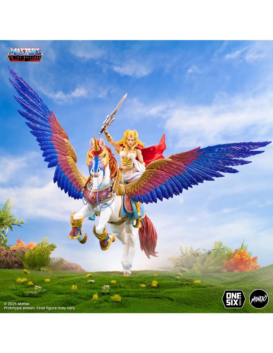 Set de figura de colección articulada Master of the universe She-Ra y Kowl Especial 16