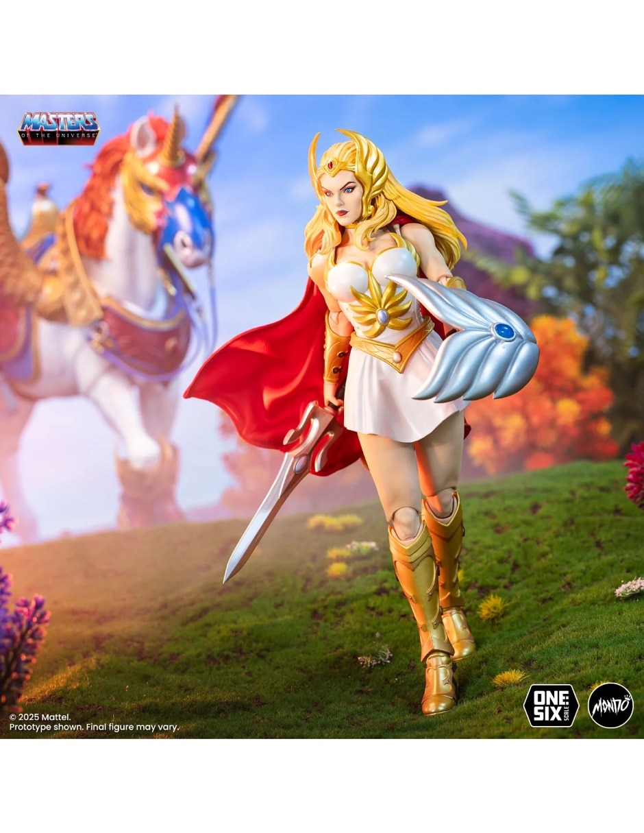 Set de figura de colección articulada Master of the universe She-Ra y Kowl Especial 12