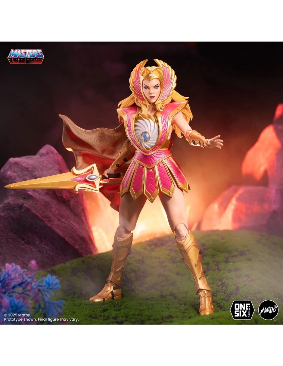 Set de figura de colección articulada Master of the universe She-Ra y Kowl Especial 5