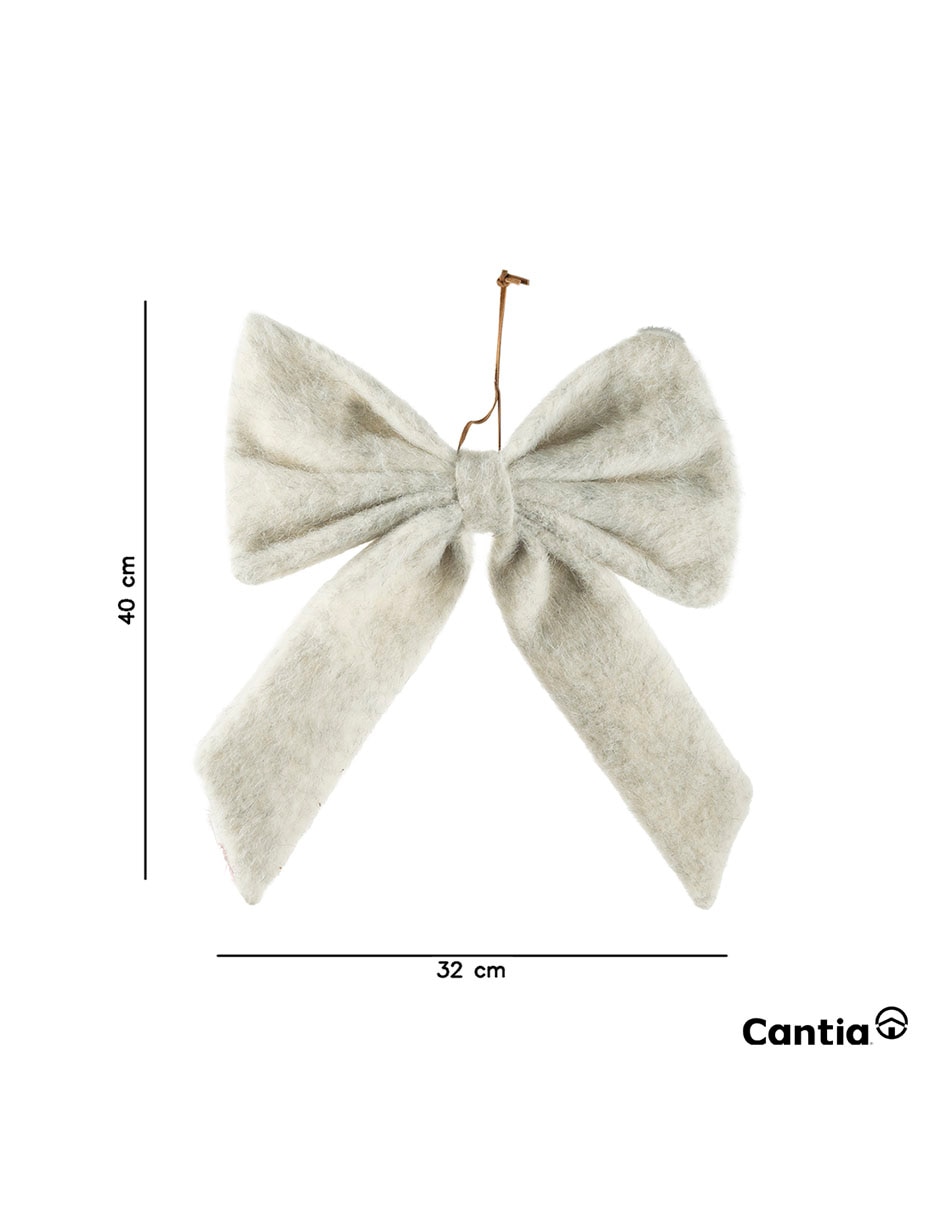 Colgante decorativo colgante navideño moño