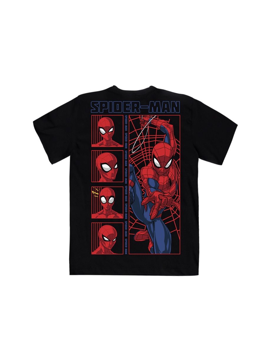 Playera Spider-Man cuello redondo para hombre 4