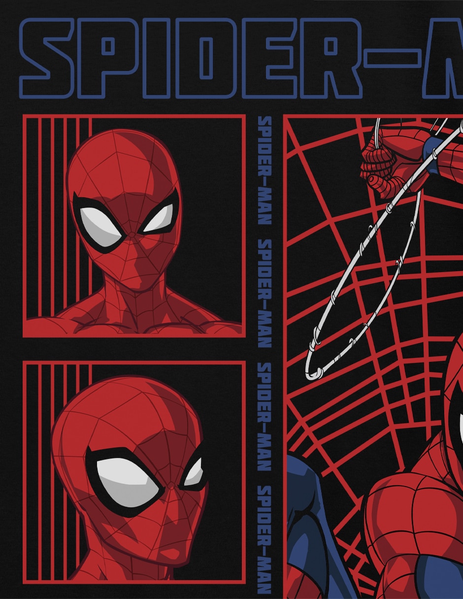 Playera Spider-Man cuello redondo para hombre 2