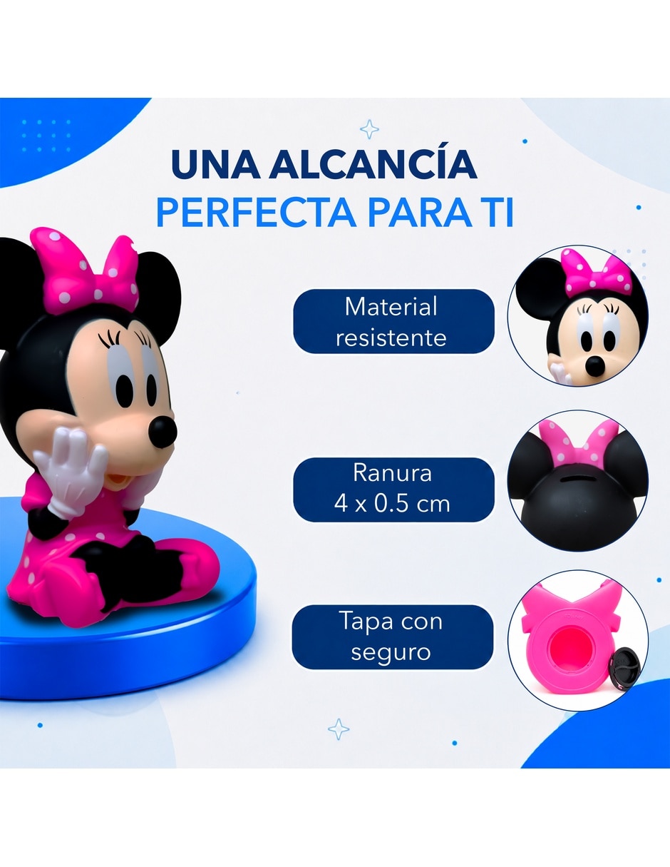 Alcancía minnie mouse coleccionables 5