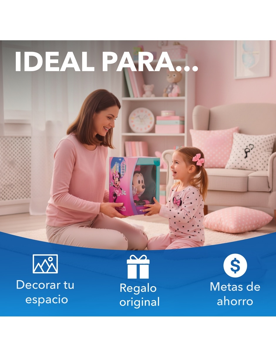 Alcancía minnie mouse coleccionables 9