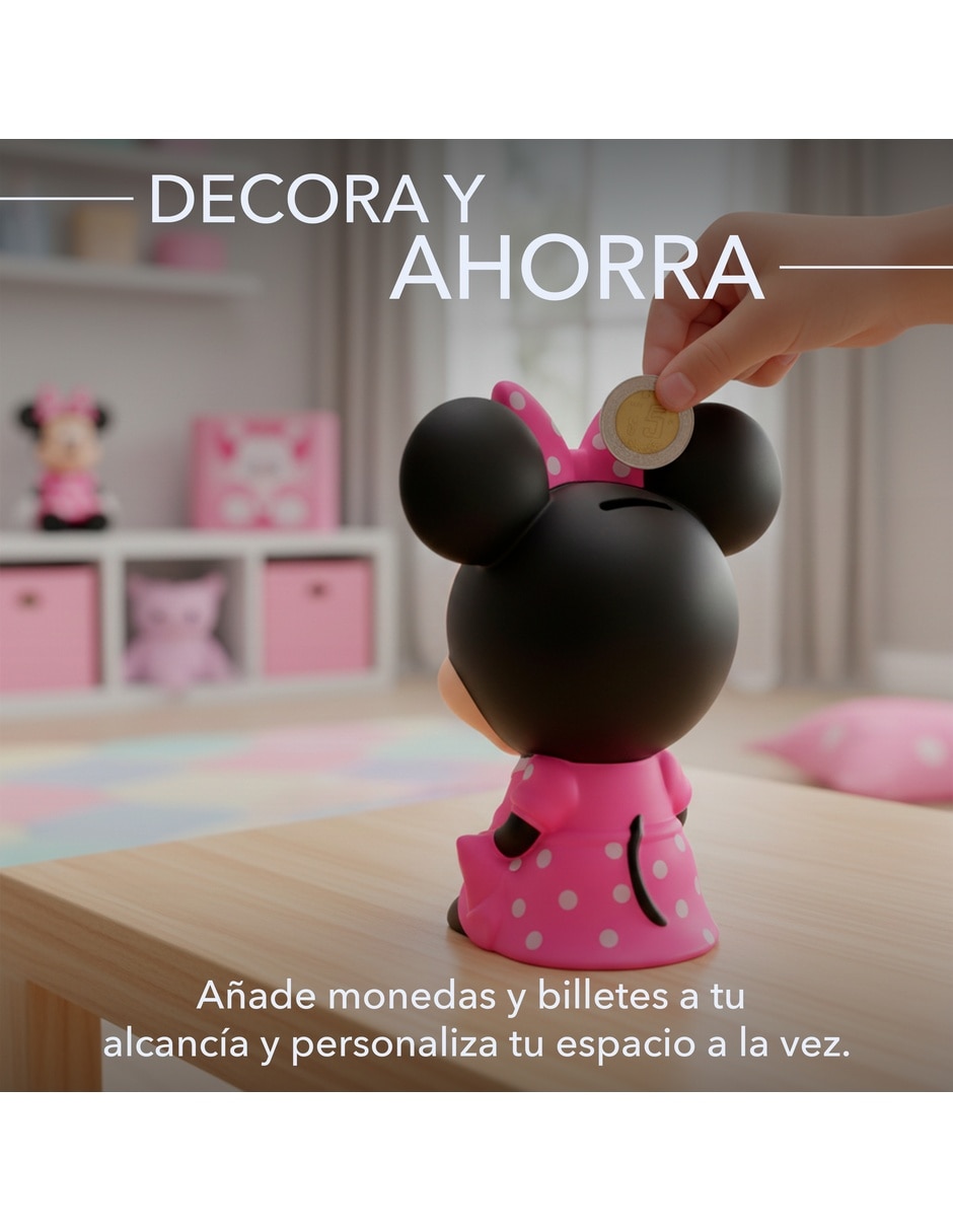 Alcancía minnie mouse coleccionables 2