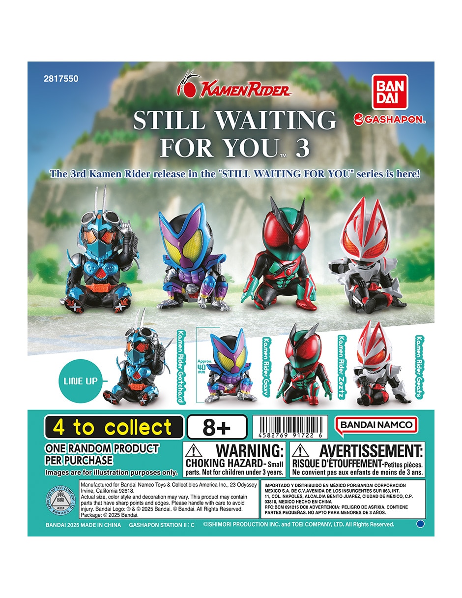Figura de colección kamen rider namco- estándar bandai