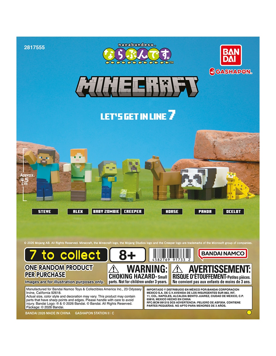 Figura de colección minecraft estándar