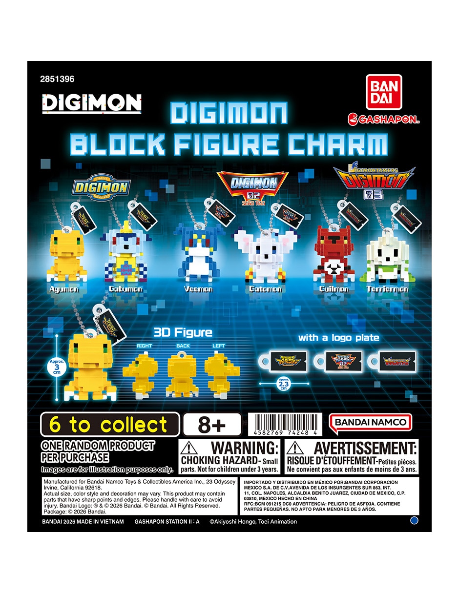 Figura de colección digimon namco- estándar bandai