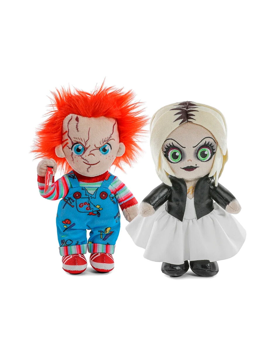 Peluche de Chucky & Tiffany Bride of Chucky Phunny Plush Standing in Box 2-Pack de