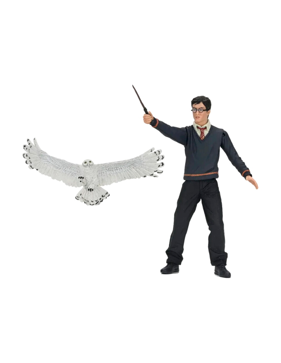 Figura de colección articulada Harry Potter Harry y Hedwig Collectors