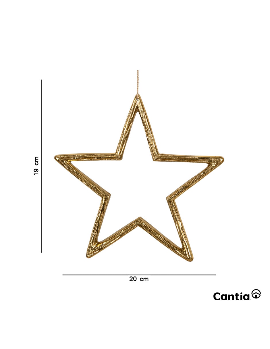 Colgante decorativo estrella 5