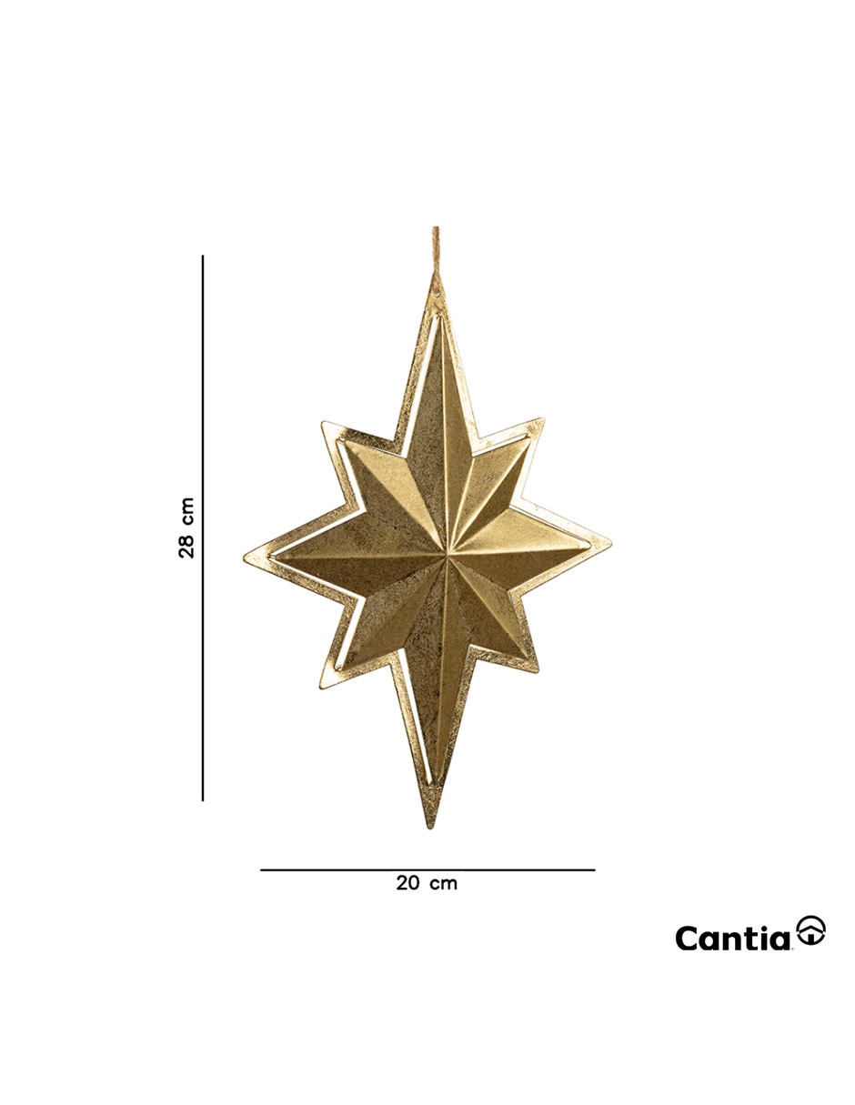 Colgante decorativo estrella 5