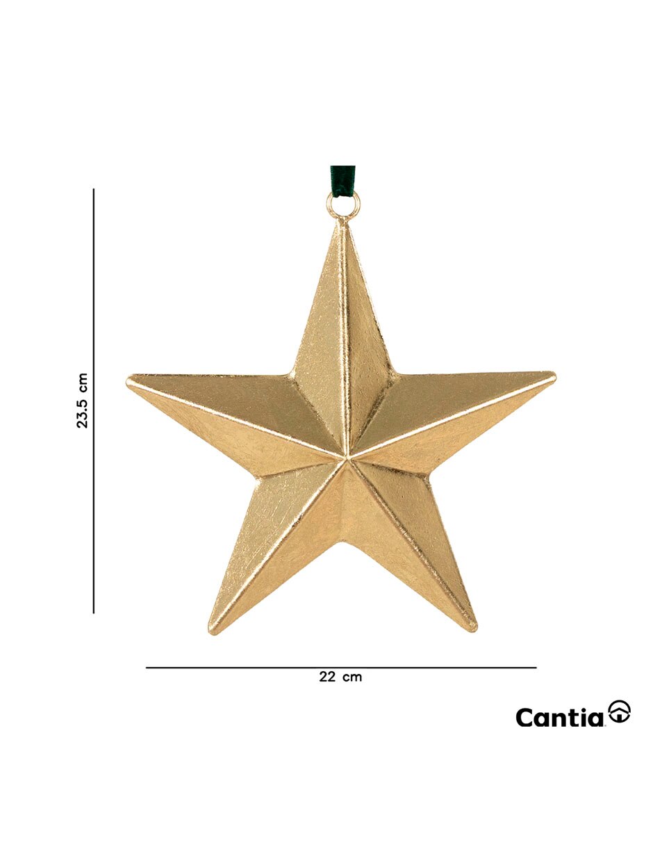 Colgante decorativo estrella 4