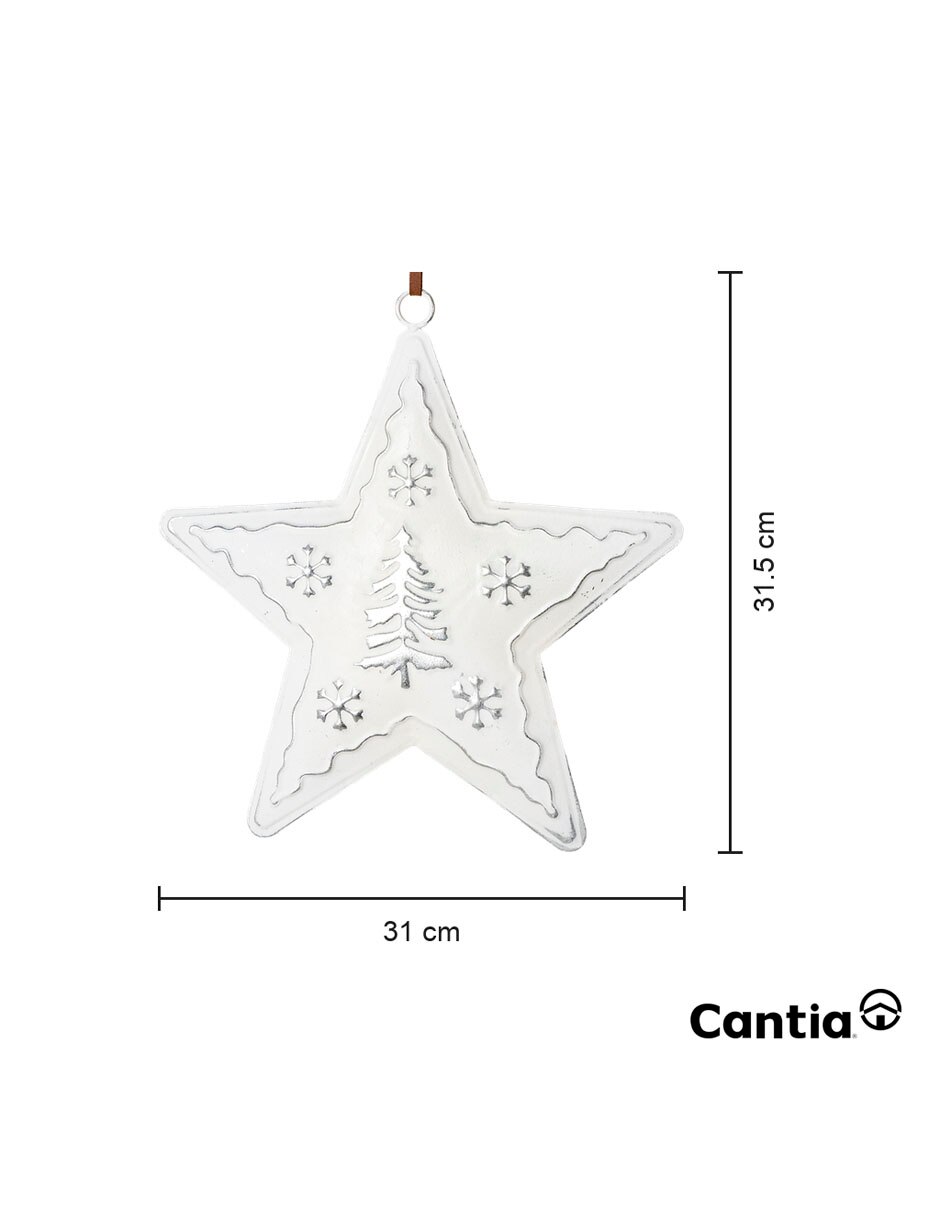 Colgante decorativo estrella 6