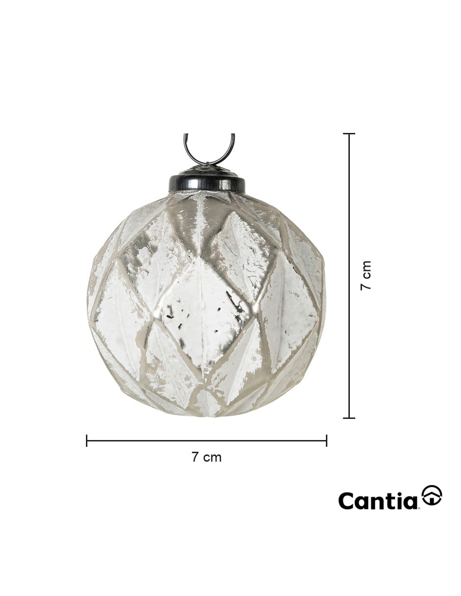 Colgante decorativo esfera de nieve 5