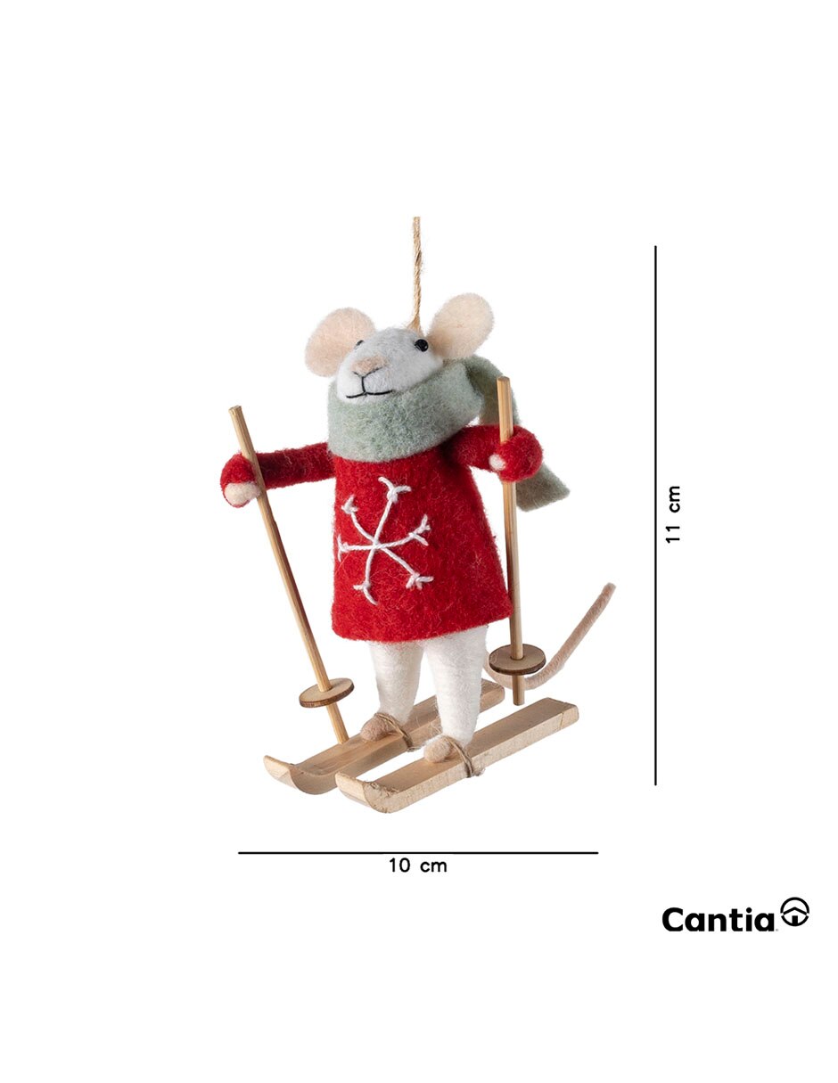 Colgante decorativo esqui 5
