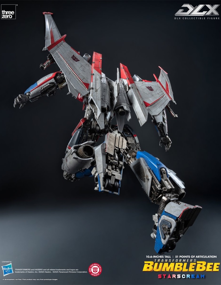 Figura de colección articulada transformers bumblebee starscream deluxe con luz 7