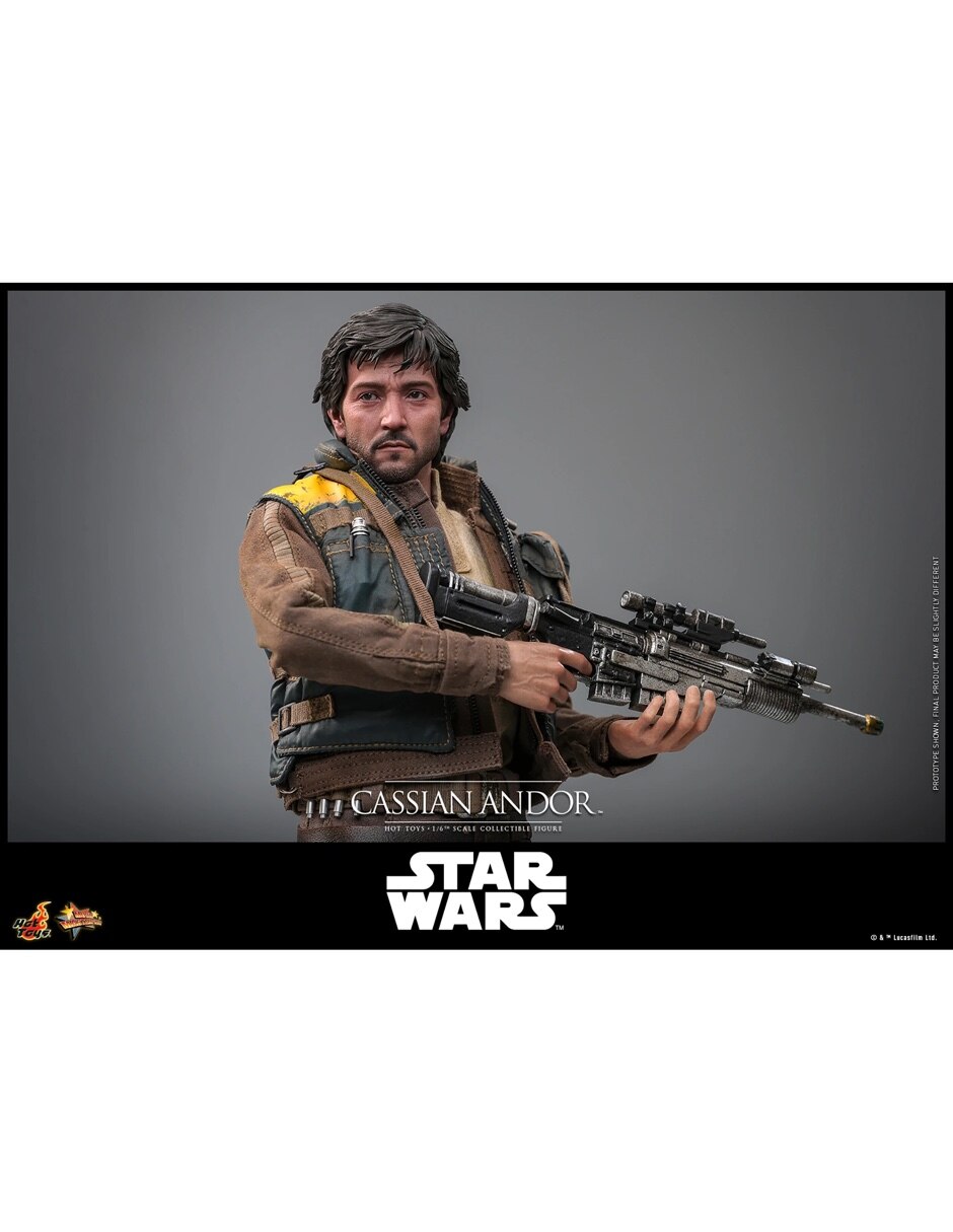 Figura de colección articulada star wars rogue one cassian andor estándar 2