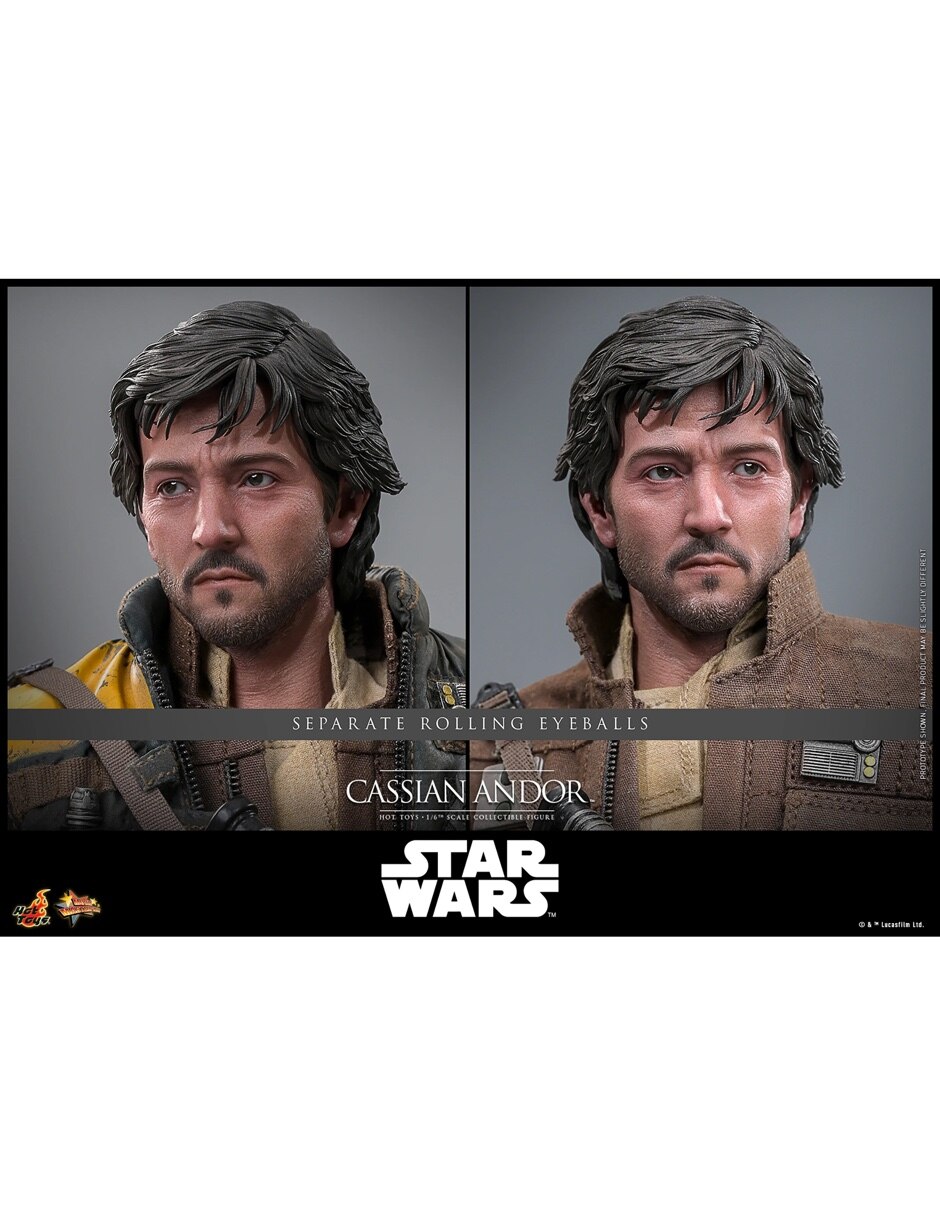 Figura de colección articulada star wars rogue one cassian andor estándar 4