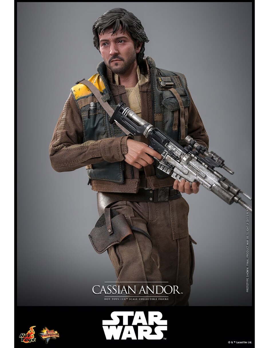 Figura de colección articulada star wars rogue one cassian andor estándar 6