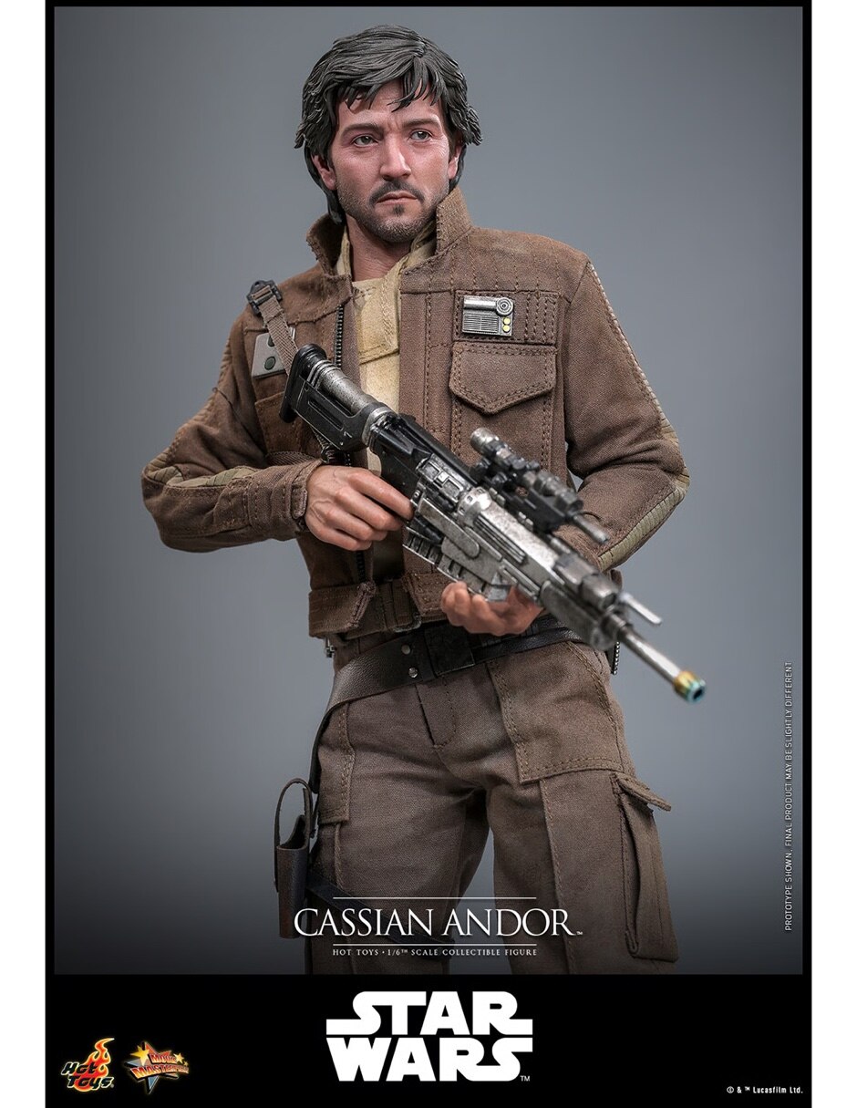 Figura de colección articulada star wars rogue one cassian andor estándar 7