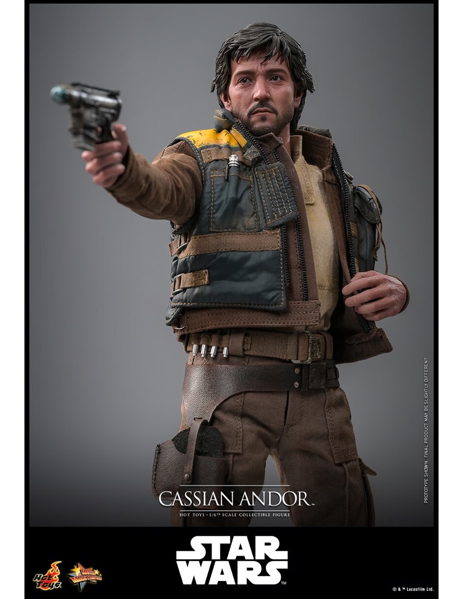 Figura de colección articulada star wars rogue one cassian andor estándar 8