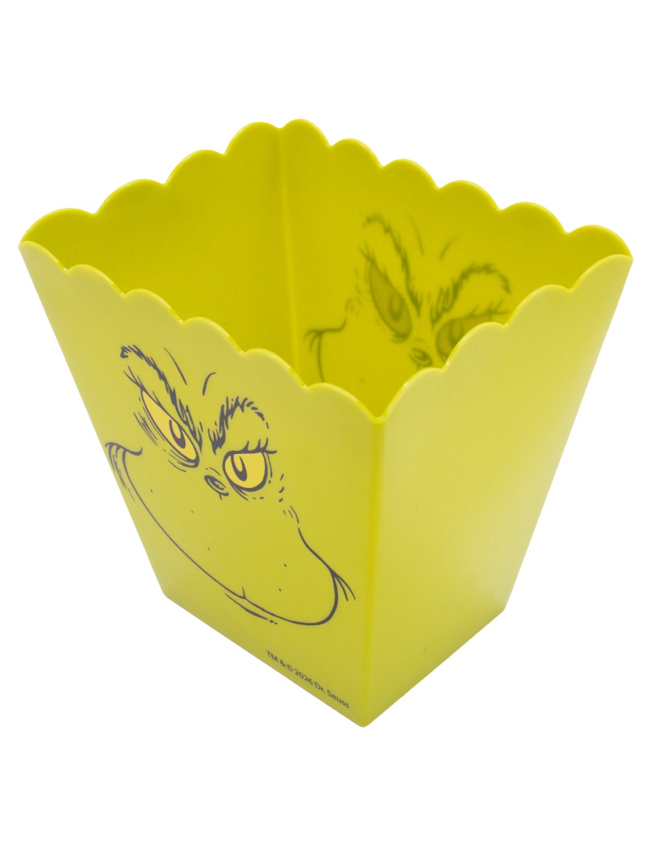 Vaso Con tapa y popote Grinch Vaso y Palomera de Plástico con 2 piezas piezas 5