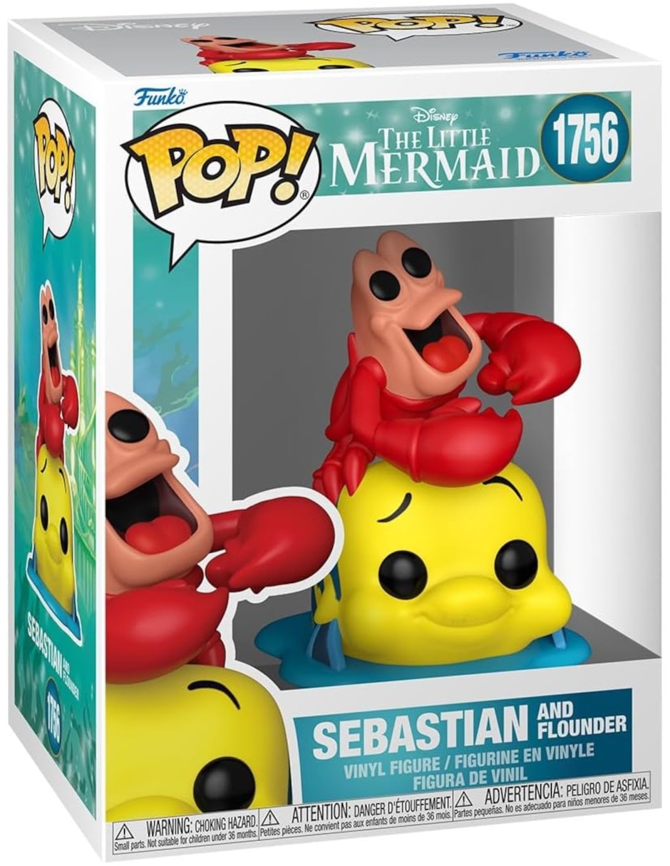 Figura de colección No The Little Mermaid Sebastian y Flounder Estándar No aplica 2