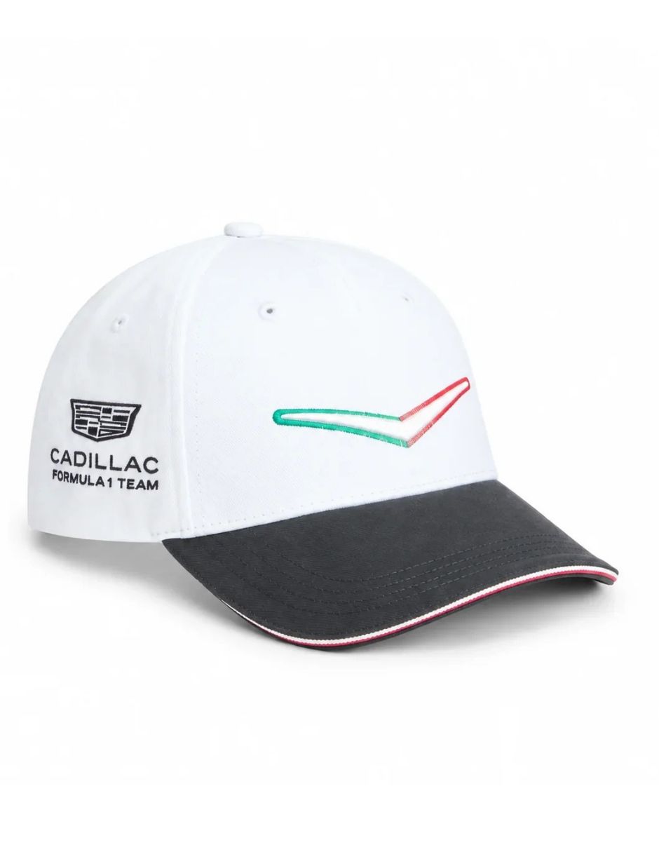 Gorra con visera curva para motorsport cadillac f1 2026 unisex