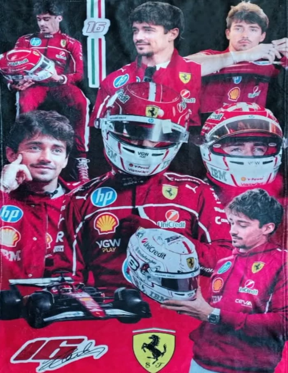 Frazada Clásica de tejido Suave Charles Leclerc 2