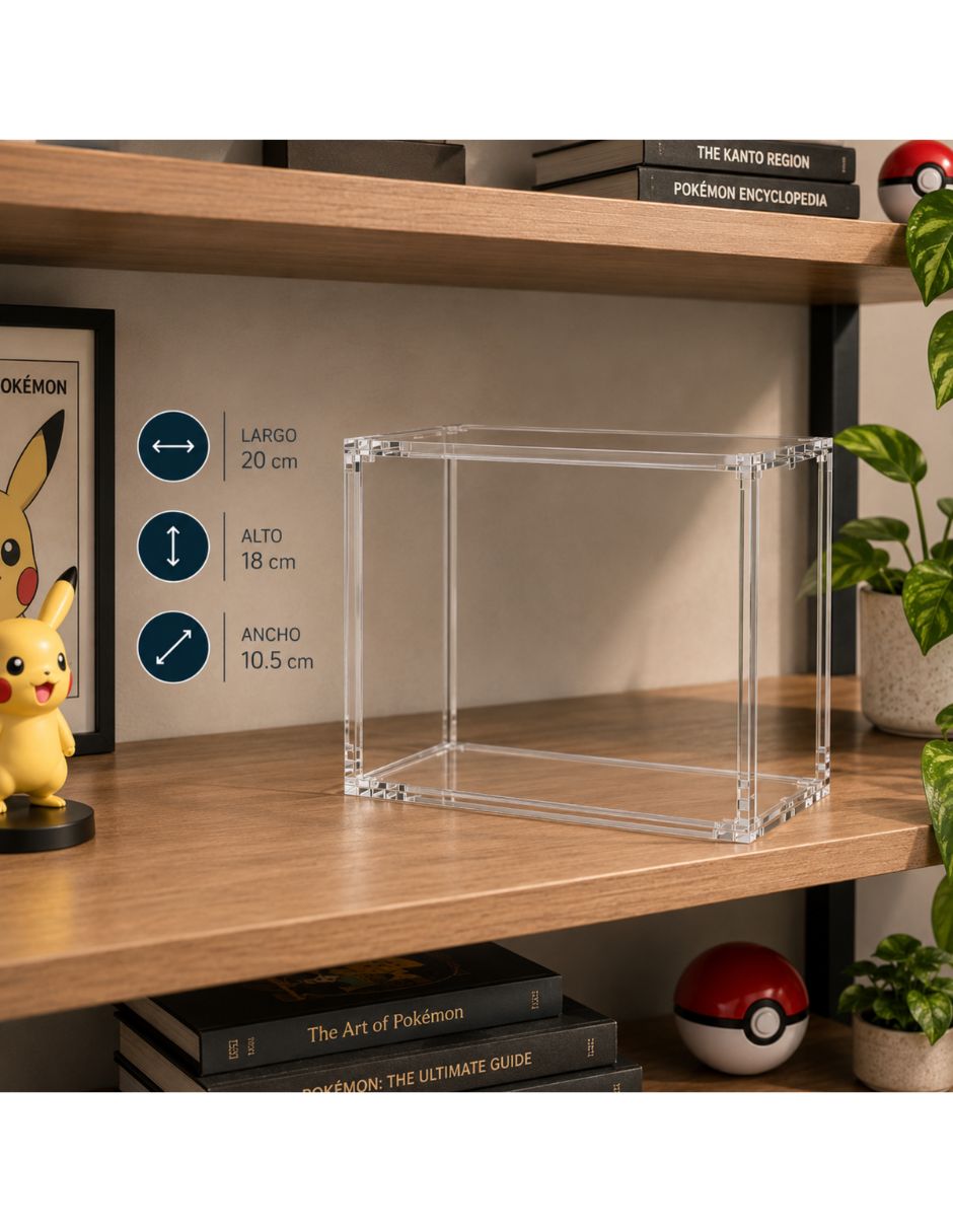 Caja protectora figura coleccionable de acrílico 2